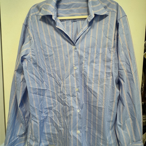 NEW SOLID AND STRIPED by SOFIA GRAINGE OXFORD BUTTON DOWN- SIZE M - Picture 6 of 6